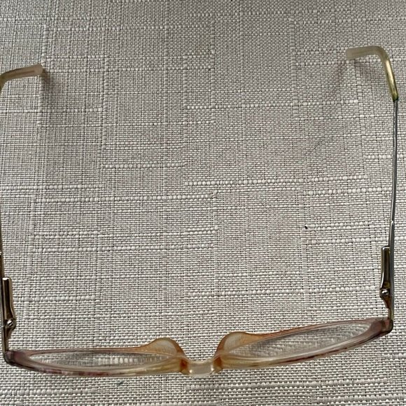 Vintage Sophia Loren Women Glasses Frame Pink/Gold Tone Eyeglasses - Picture 6 of 11